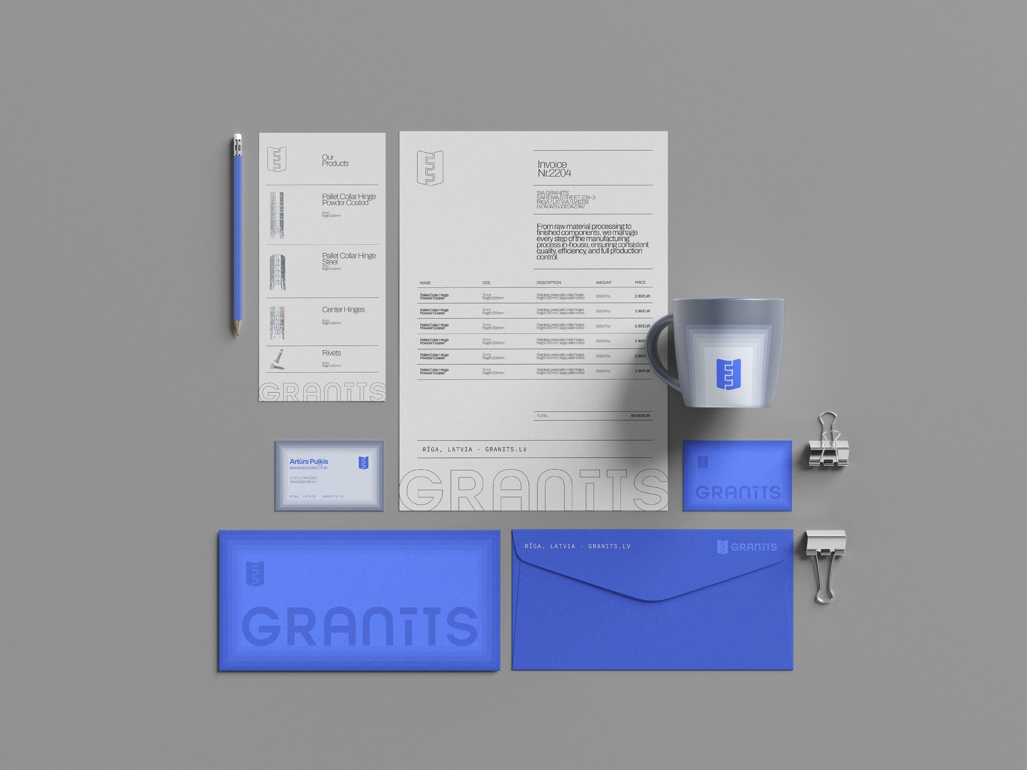 Granīts stationery