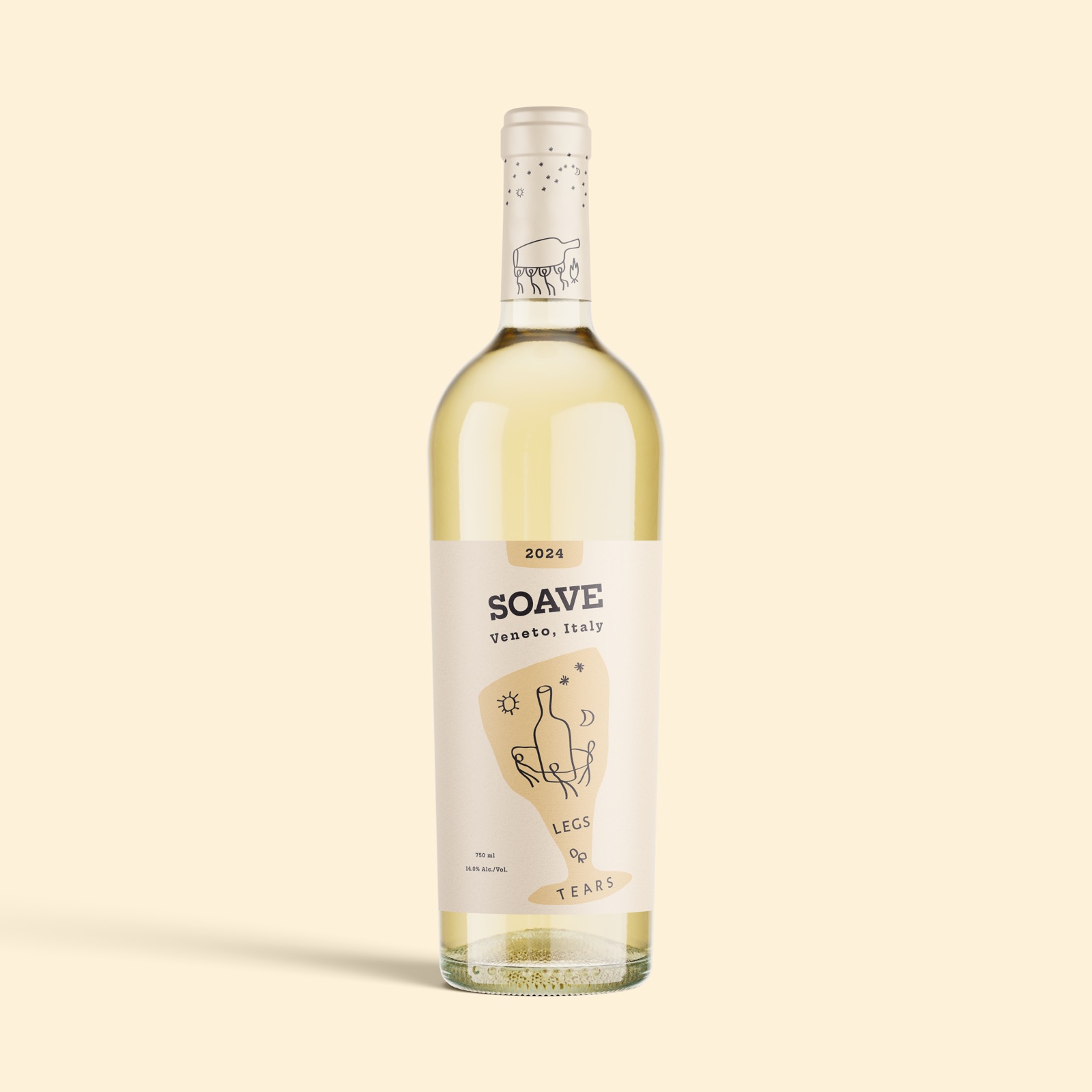 White wine — house label