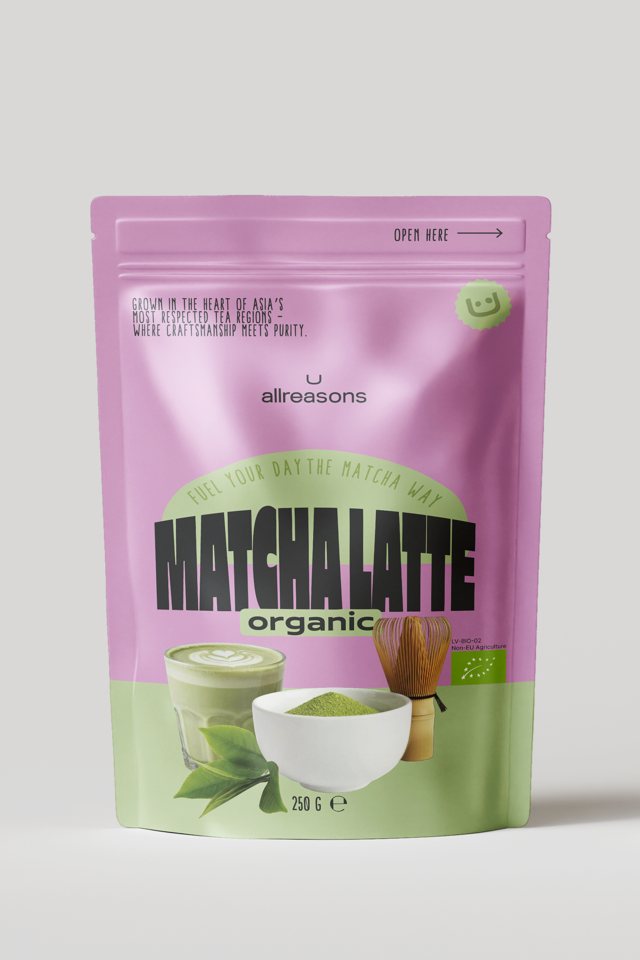 organic matcha latte 250g