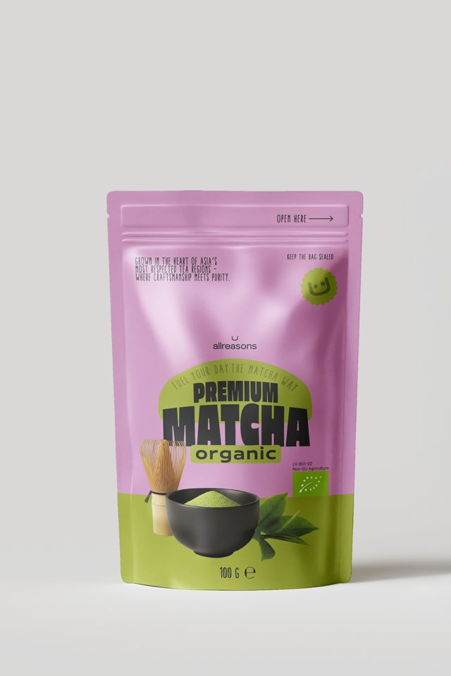 premium organic matcha 100g
