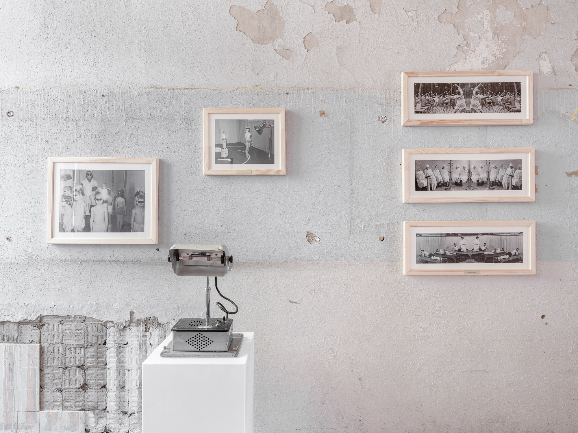 Memory Resort — installation view in the sanatorium