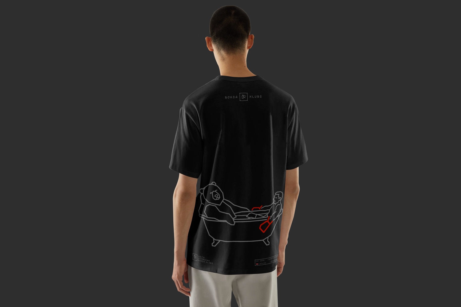 Bathtub tee — dark